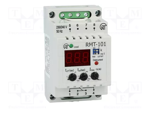 NOVATEK ELECTRO RMT-101 Relé de monitorización de corriente AC 230VAC