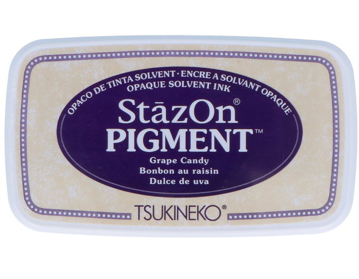 Tsukineko Almohadilla de Tinta STAZON PIGMENT Lila Opaco Tsukineko Almohadilla de Tinta STAZON PIGMENT Lila Opaco