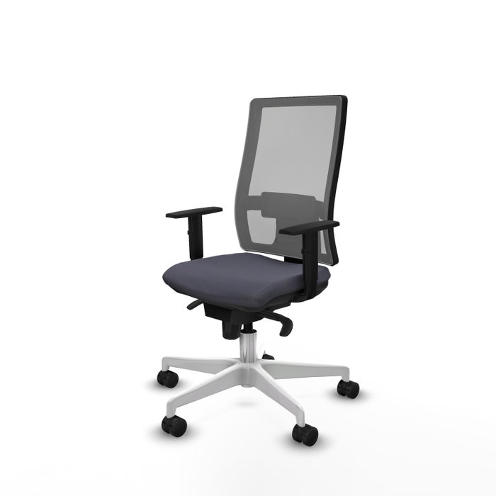 PIQUERAS Y CRESPO Silla de oficina Horna Gris con Mecanismo Sincro PIQUERAS Y CRESPO Silla de oficina Horna Gris con Mecanismo Sincro