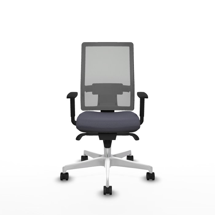 PIQUERAS Y CRESPO Silla de oficina Horna Gris con Mecanismo Sincro PIQUERAS Y CRESPO Silla de oficina Horna Gris con Mecanismo Sincro
