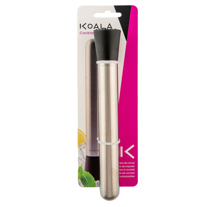 Mortero Acero y Polipropileno Cocktail Koala 3,2x20,4 cm Mortero Acero y Polipropileno Cocktail Koala 3,2x20,4 cm