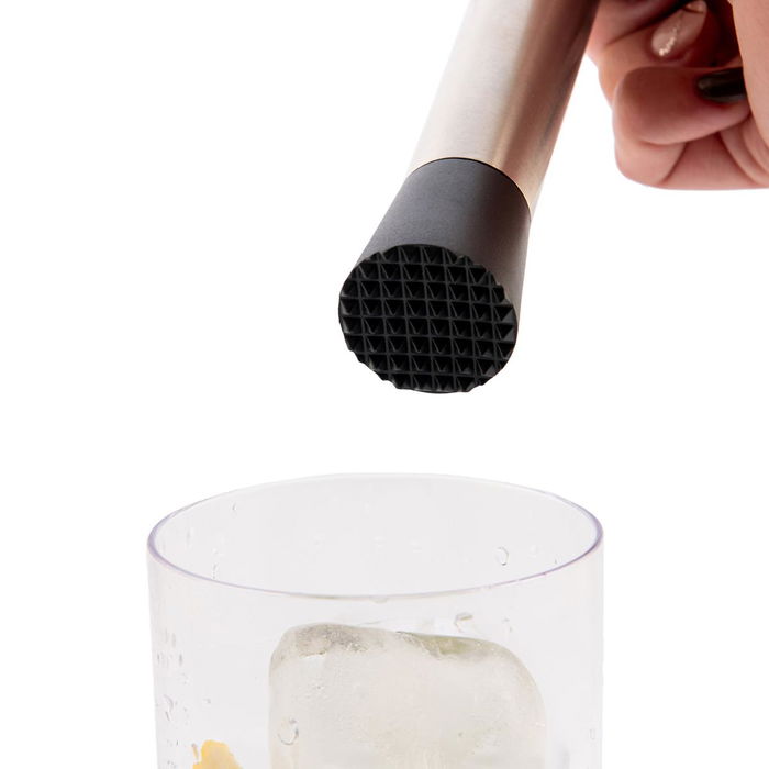 Mortero Acero y Polipropileno Cocktail Koala 3,2x20,4 cm Mortero Acero y Polipropileno Cocktail Koala 3,2x20,4 cm