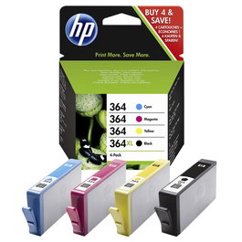HP N9J73AE Pack de Cartuchos de Tinta Nº 364 Cuatricolor
