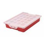 Faibo Caja Apilable De Almacenaje PP 420x310x73 mm 6 L Con Tapa Rojo