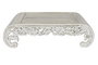 DKD Home Decor Mesita Auxiliar Indio Blanco 63.5 x 25.4 x 89 cm