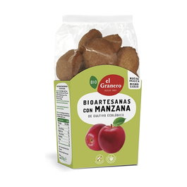 El Granero Integral Galletas Artesanas con Manzana Bio 250 g (12 unidades)