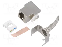 LOGILINK Conector Keystone RJ45 Hembra Blindado Cat 6 a Cat 7a