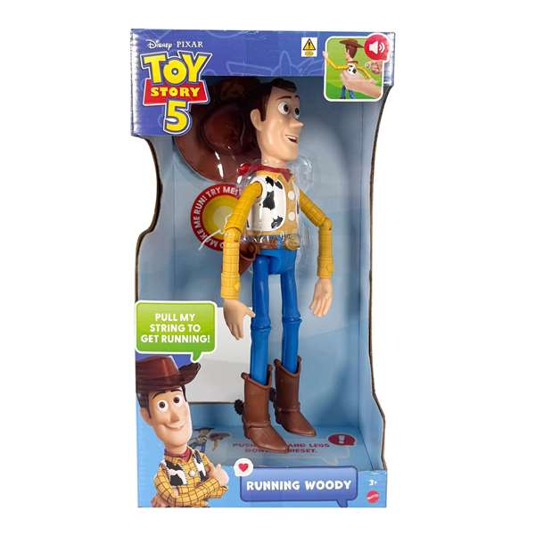 Mattel Figura Deluxe Parlanchina Woody Toy Story 5, Español, +4 años Mattel Figura Deluxe Parlanchina Woody Toy Story 5, Español, +4 años