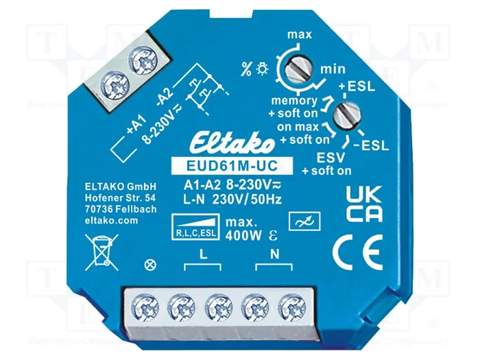 Eltako EUD61M-UC Multifunktions 400W (V) Dimmschalter Power MOSFET 61100903 Eltako EUD61M-UC Multifunktions 400W (V) Dimmschalter Power MOSFET 61100903
