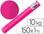 Liderpapel Bobina de Papel Kraft Verjurado Fucsia para Embalaje, 65 gr/m2, Ancho 1 m x 150 m Largo, Peso 10 kg, Rollo de Alta Resistencia