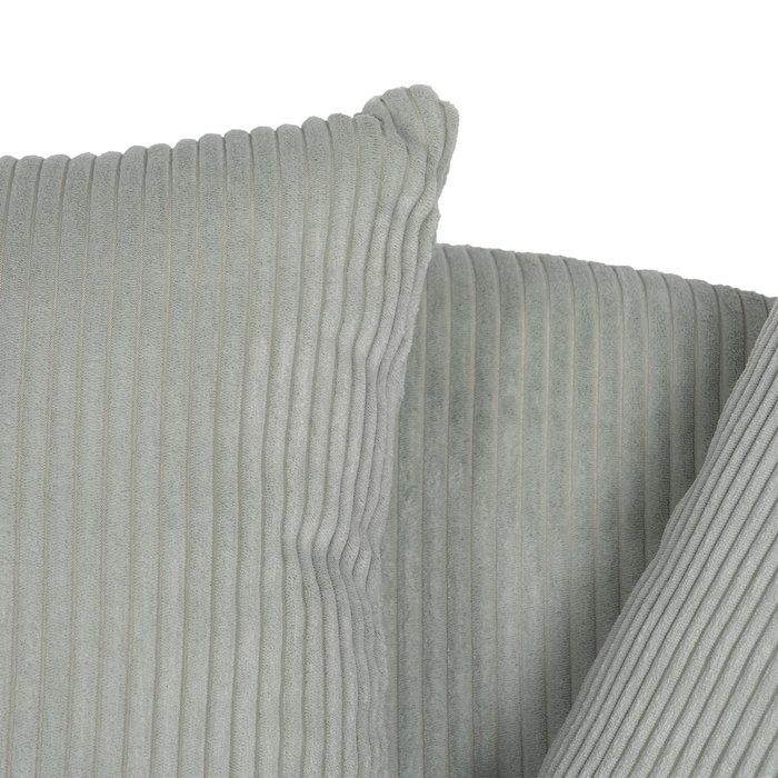 Sofá 3 Plazas Hielo Tejido Salón 197 X 96 X 75 cm