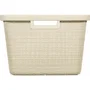 Curver CUR3253928091033 Cesta para la Ropa Sucia de Yute, 46 L, Color Beige