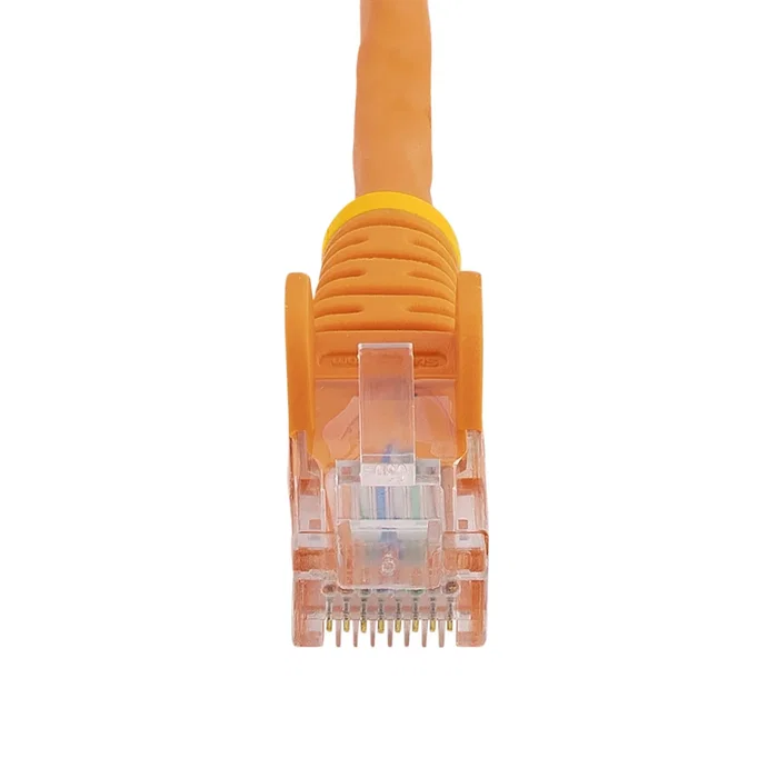 StarTech Cable de Red Ethernet 7m Naranja Cat5e UTP Fast Ethernet 100 Mbit/s RJ-45 Macho/Macho Conectores Chapados en Oro PoE 45PAT7MOR