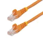 StarTech Cable de Red Ethernet 7m Naranja Cat5e UTP Fast Ethernet 100 Mbit/s RJ-45 Macho/Macho Conectores Chapados en Oro PoE 45PAT7MOR
