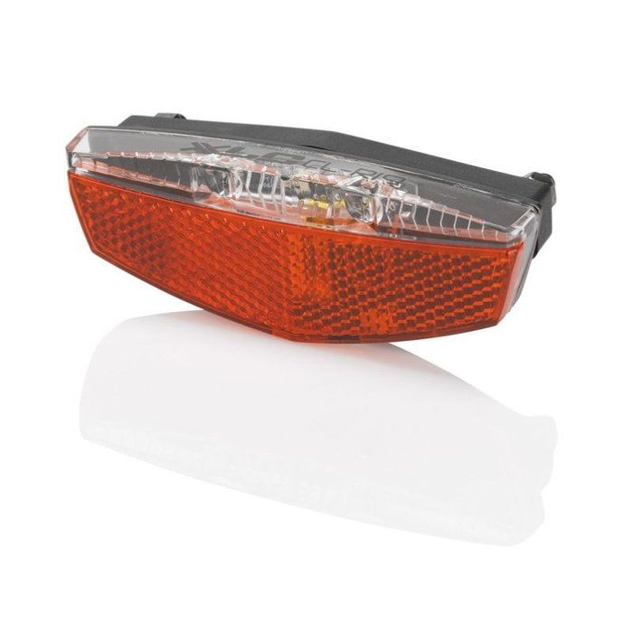 XLC Luz trasera LED a pilas para montaje en portaequipajes, recargable USB, 59g XLC Luz trasera LED a pilas para montaje en portaequipajes, recargable USB, 59g