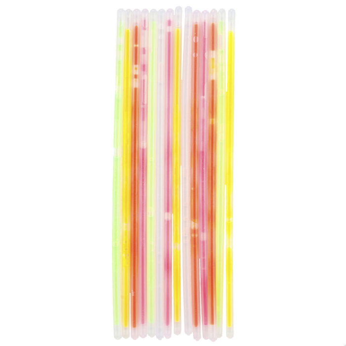 Party Time Enceinte - Juego de 15 Palos Luminosos para Fiestas de 21 cm, Duración 8 Horas, Incluye Tubos para Hacer Pulseras y Collares