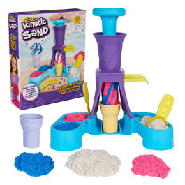 Spin Master Máquina De Helados Kinetic Sand 6068385 con Arena Cinética de Colores para Niños