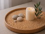 Giftdecor Bote de Piedras Metalizadas 2-5 mm Mostaza 700g