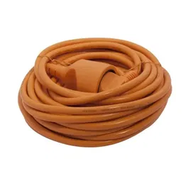 Chacon Cable de extensión HO5VVF 3x1.5 mm2 naranja 12 m
