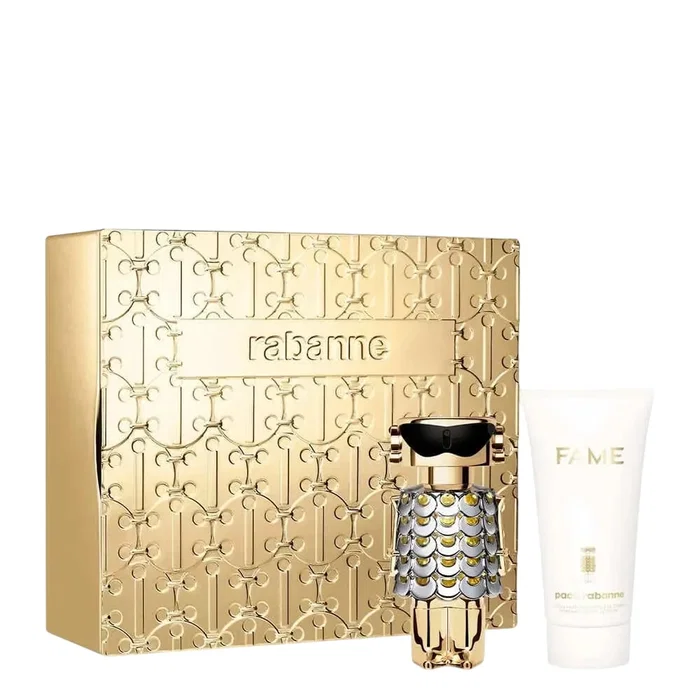 Paco Rabanne Set Fame: Eau De Parfum 50 ml y Loción Hidratante 75 ml Paco Rabanne Set Fame: Eau De Parfum 50 ml y Loción Hidratante 75 ml