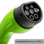 Qoltec Cargador móvil para vehículos eléctricos 2 en 1 Tipo 2 3.5kW 230V
