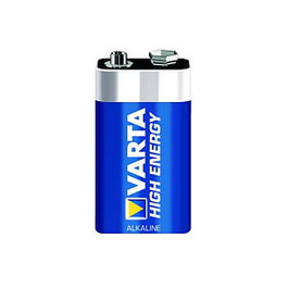 VARTA Batería 9V High Energy Alcalina 550 mAh