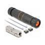 DeLOCK Conector de Cable LSA a LSA Cat.6A IP68 Impermeable Negro, S/UTP (STP), Hembra/Hembra, Derecho, para Cable 22/26 AWG