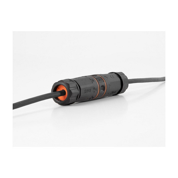 DeLOCK Conector de Cable LSA a LSA Cat.6A IP68 Impermeable Negro, S/UTP (STP), Hembra/Hembra, Derecho, para Cable 22/26 AWG