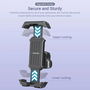 Vention Soporte Smartphone Bici KSFB0 Negro Bloqueo Rápido Universal para Manillar ABS Silicona