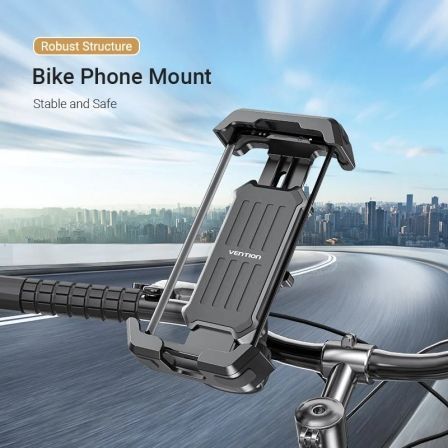 Vention Soporte para smartphone de bicicleta KSFB0 Negro
