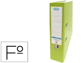 Elba Archivador de Palanca Folio Lomo 80 mm Verde Lima