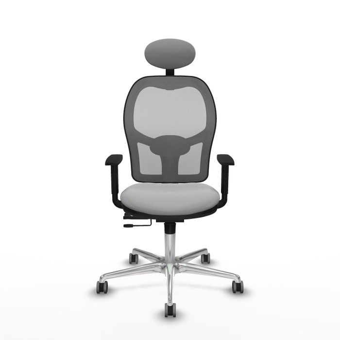PIQUERAS Y CRESPO Silla de oficina Jorquera con mecanismo Sincro/Traslack Gris