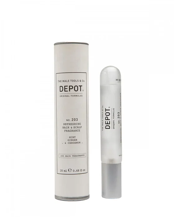 Depot 200 Hair Treatments No. 203 Bruma perfumada para el cabello, Menta, Jengibre & Cardamomo, 20 ml Depot 200 Hair Treatments No. 203 Bruma perfumada para el cabello, Menta, Jengibre & Cardamomo, 20 ml