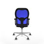 PIQUERAS Y CRESPO Silla de oficina Jorquera lila y azul