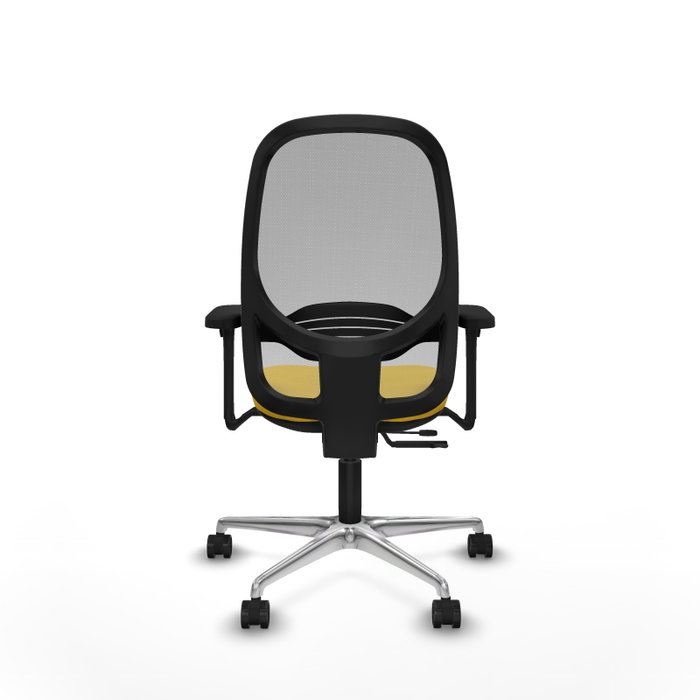 PIQUERAS Y CRESPO Silla de oficina Cilanco con mecanismo Sincro/Traslack, Amarillo y Gris PIQUERAS Y CRESPO Silla de oficina Cilanco con mecanismo Sincro/Traslack, Amarillo y Gris