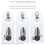 StarTech.com Candado de Seguridad Universal para Portátil Pack de 25 - 2m Cable Kensington/Nano/Noble - Llave Maestra