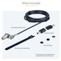 StarTech.com Candado de Seguridad Universal para Portátil Pack de 25 - 2m Cable Kensington/Nano/Noble - Llave Maestra