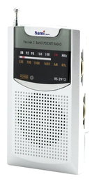SAMI Radio AM/FM de bolsillo con auriculares
