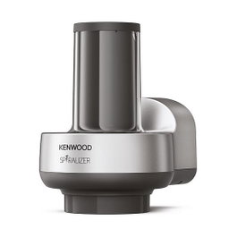 Kenwood KAX700PL Spiralschneider con 5 Insertos, Cortador de Verduras en Espiral, Gris, Plástico, 160 mm