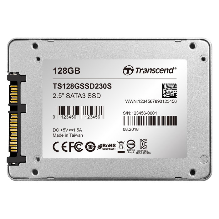 Transcend SSD230S 128 GB SSD 2.5 SATA III Transcend SSD230S 128 GB SSD 2.5 SATA III