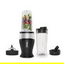 Ninja QB3001EUS Batidora de Vaso Individual para Smoothies 700W con 2 Vasos y Tapas de Viaje