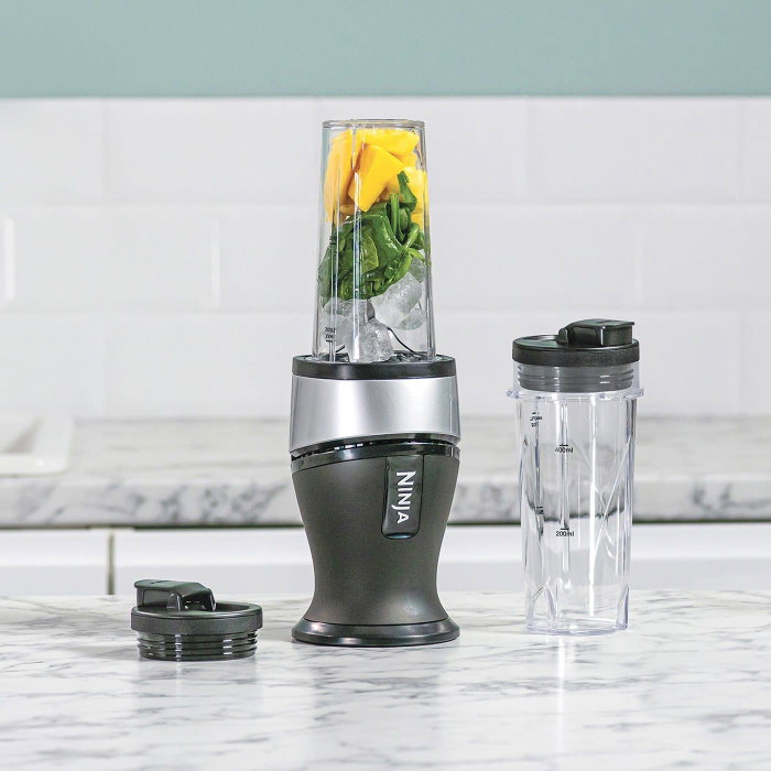 Ninja QB3001EUS Batidora de vaso individual con 2 vasos de 470 ml Ninja QB3001EUS Batidora de vaso individual con 2 vasos de 470 ml