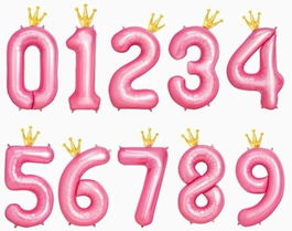 OH YEAH Globo Poliamida Nº3 Con Corona 115 cm Rosa Pastel Y Oro