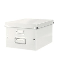 Leitz Caja de Almacenamiento Click & Store WOW Blanca 16L