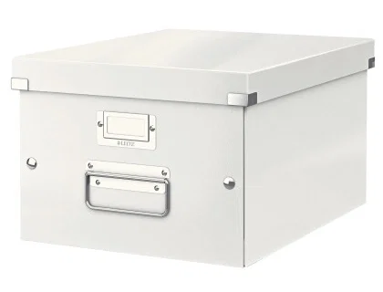 Leitz Caja Almacenamiento Click & Store WOW Cartón Reciclado Blanco 281x200x369 mm Leitz Caja Almacenamiento Click & Store WOW Cartón Reciclado Blanco 281x200x369 mm