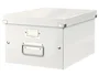 Leitz Caja Almacenamiento Click & Store WOW Cartón Reciclado Blanco 281x200x369 mm