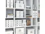 Leitz Caja Almacenamiento Click & Store WOW Cartón Reciclado Blanco 281x200x369 mm