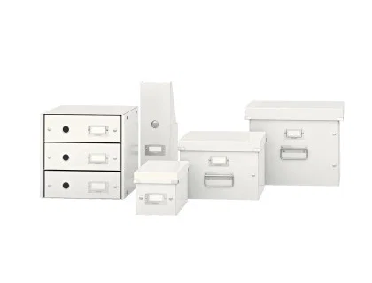 Leitz Caja Almacenamiento Click & Store WOW Cartón Reciclado Blanco 281x200x369 mm Leitz Caja Almacenamiento Click & Store WOW Cartón Reciclado Blanco 281x200x369 mm