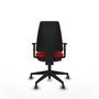 PIQUERAS Y CRESPO Silla de oficina Elche Rojo Similpiel con Brazos 1D
