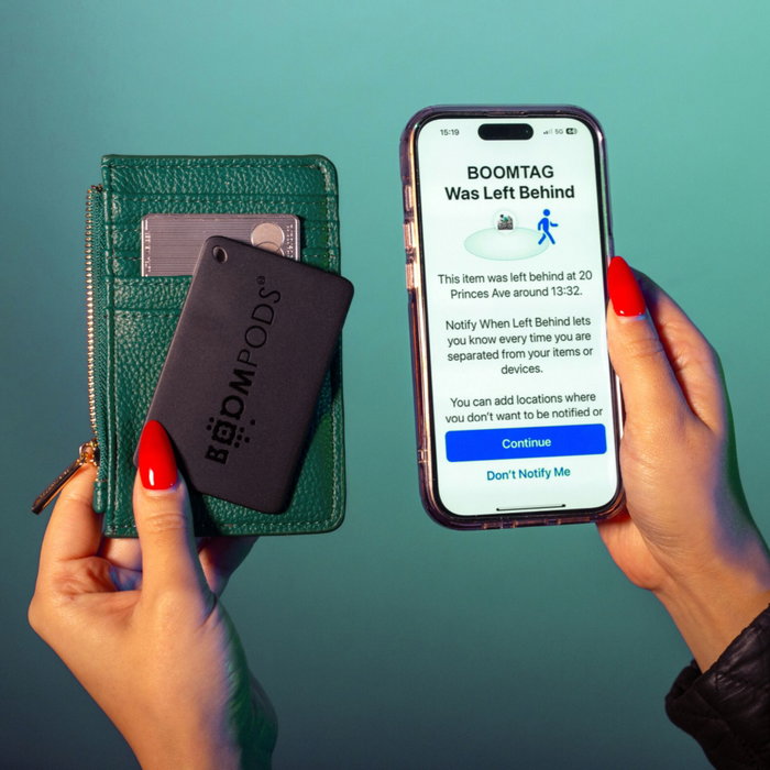 Boompods Boomcard Black Boompods Boomcard Black